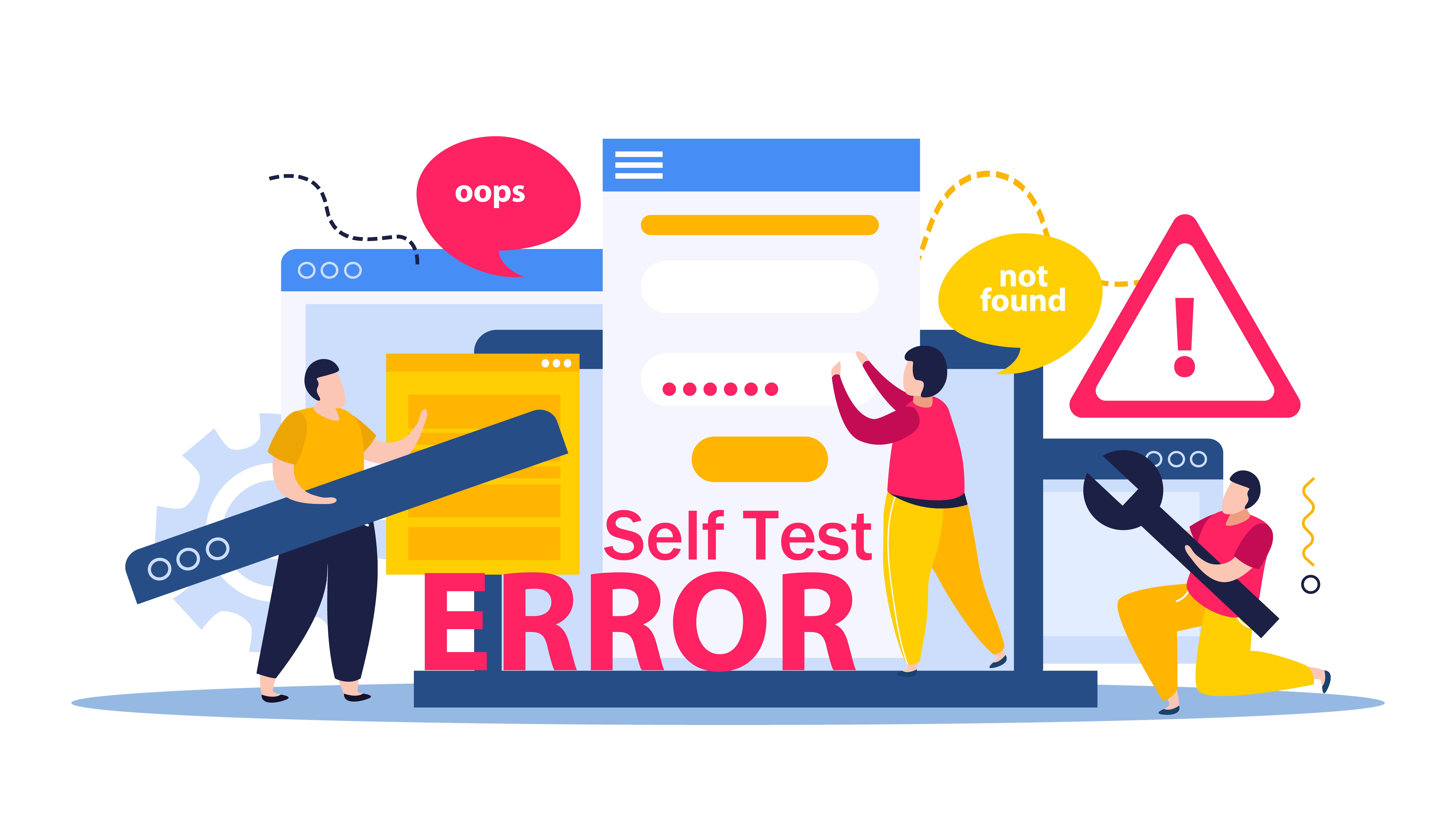 آشنایی با ارور Self Test Error