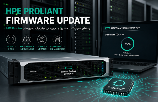راهنمای کامل بهروزرسانی Firmware سرور HPE ProLiant | روش آنلاین و آفلاین